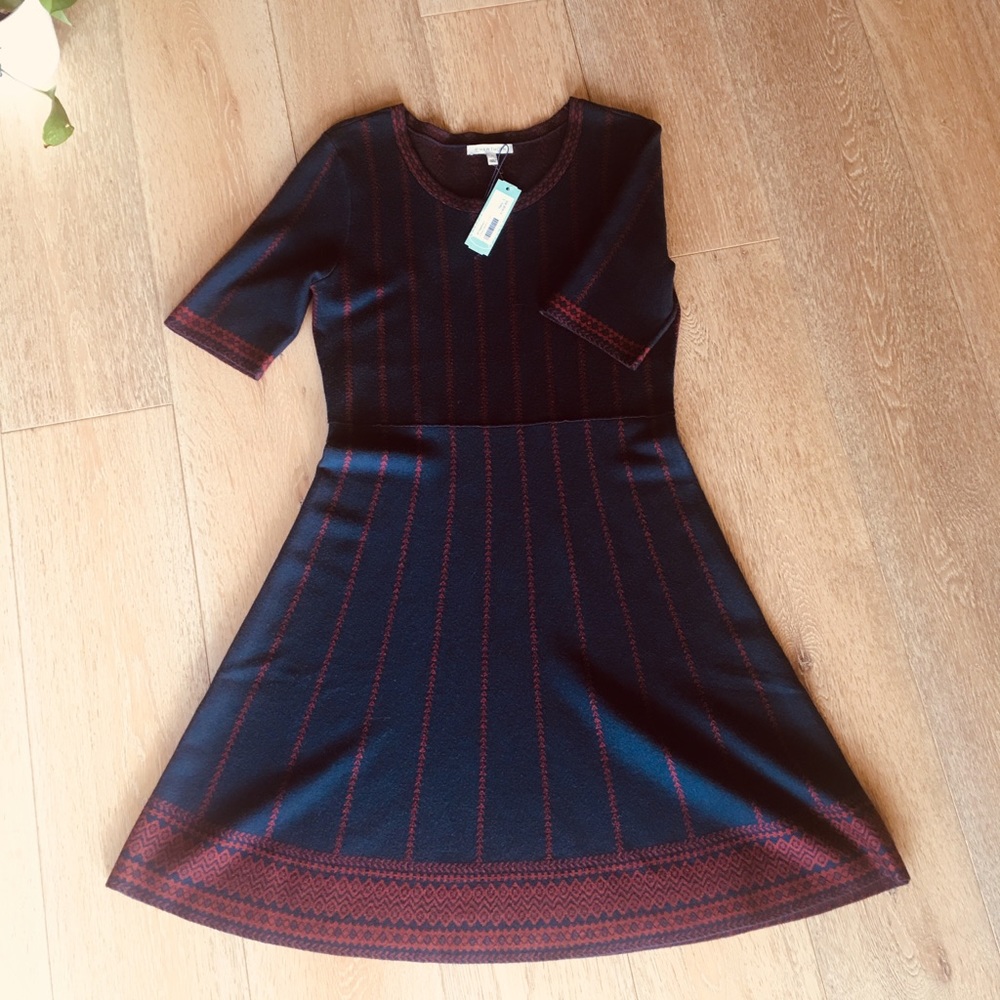 Short Sleeve Sweater Dress